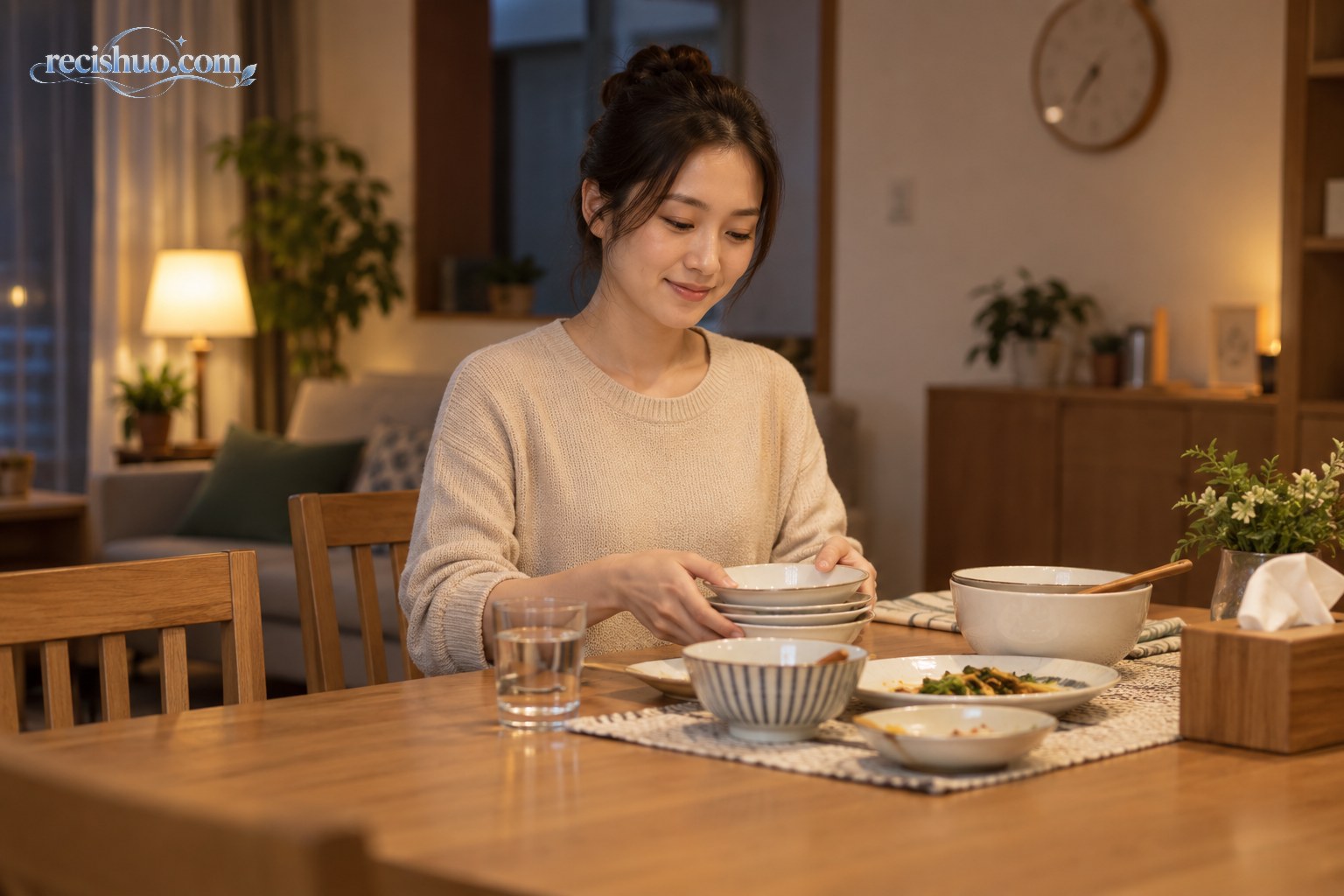 家庭厨房里用少量油烹炒西葫芦和胡萝卜