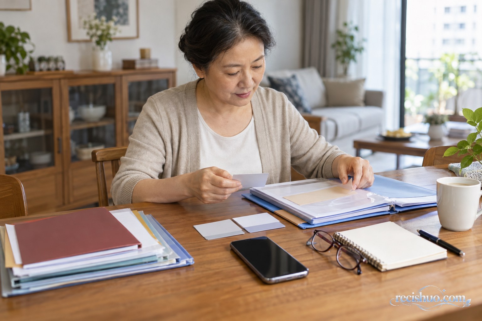 临近退休人员在政务服务大厅向工作人员咨询退休办理事项