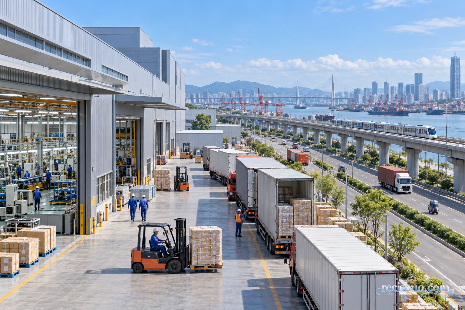 制造园区、仓储物流和城市交通协同运行的产业场景